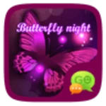 butterfly night android application logo